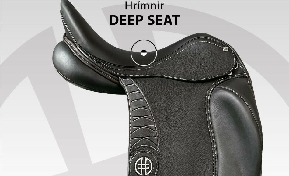 What kind of seat depths are there for Icelandic horse saddles?