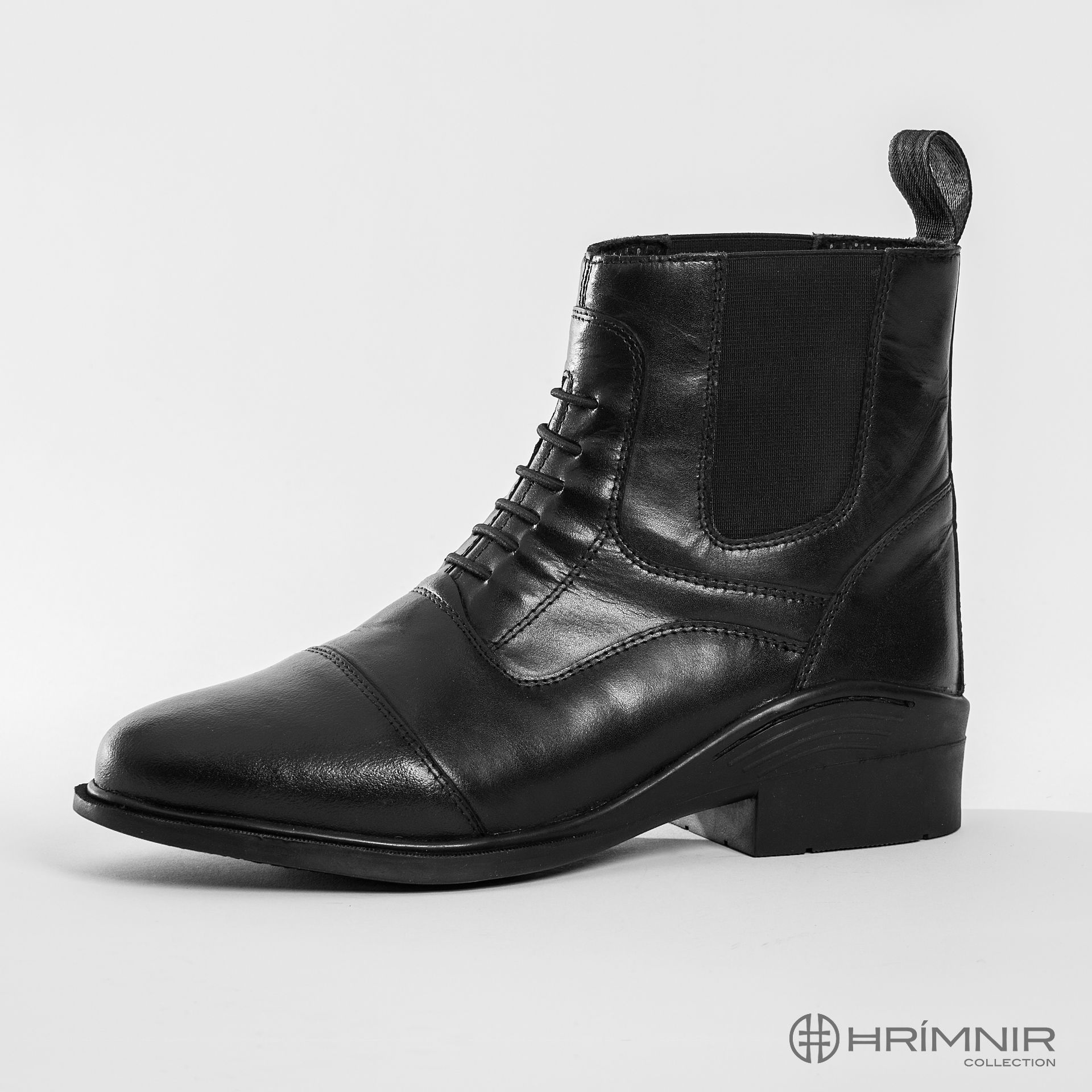 Jodphur boots front elastic