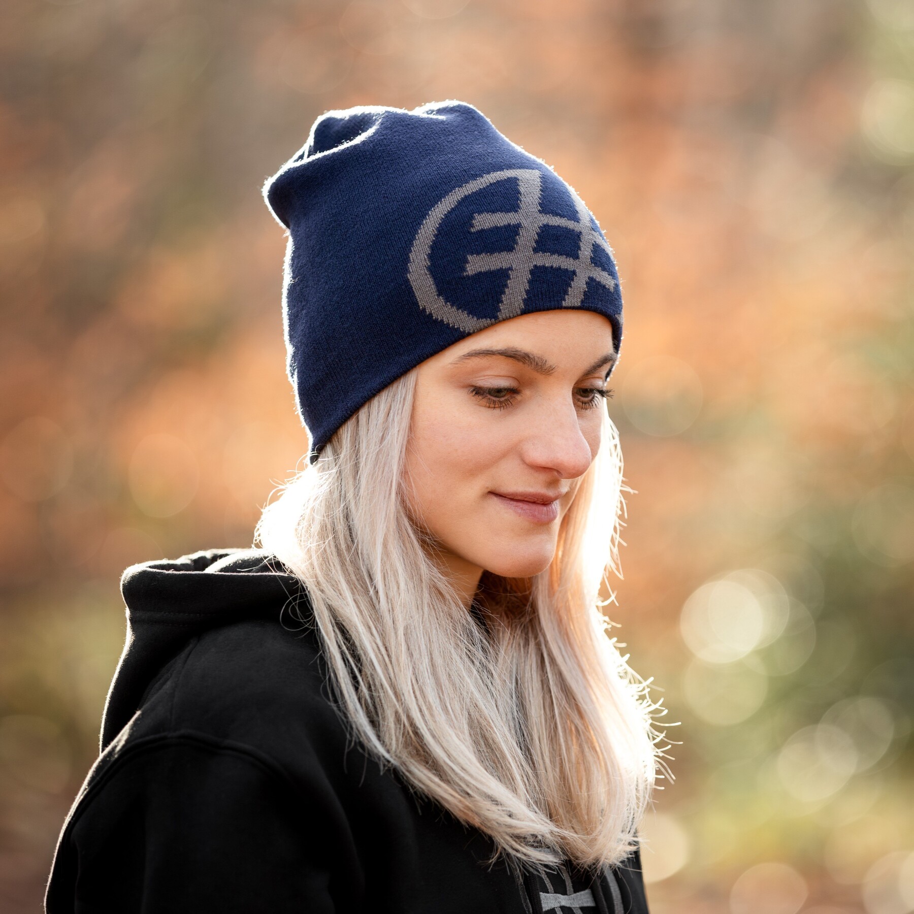 Beanie Kría-Graphite Blue