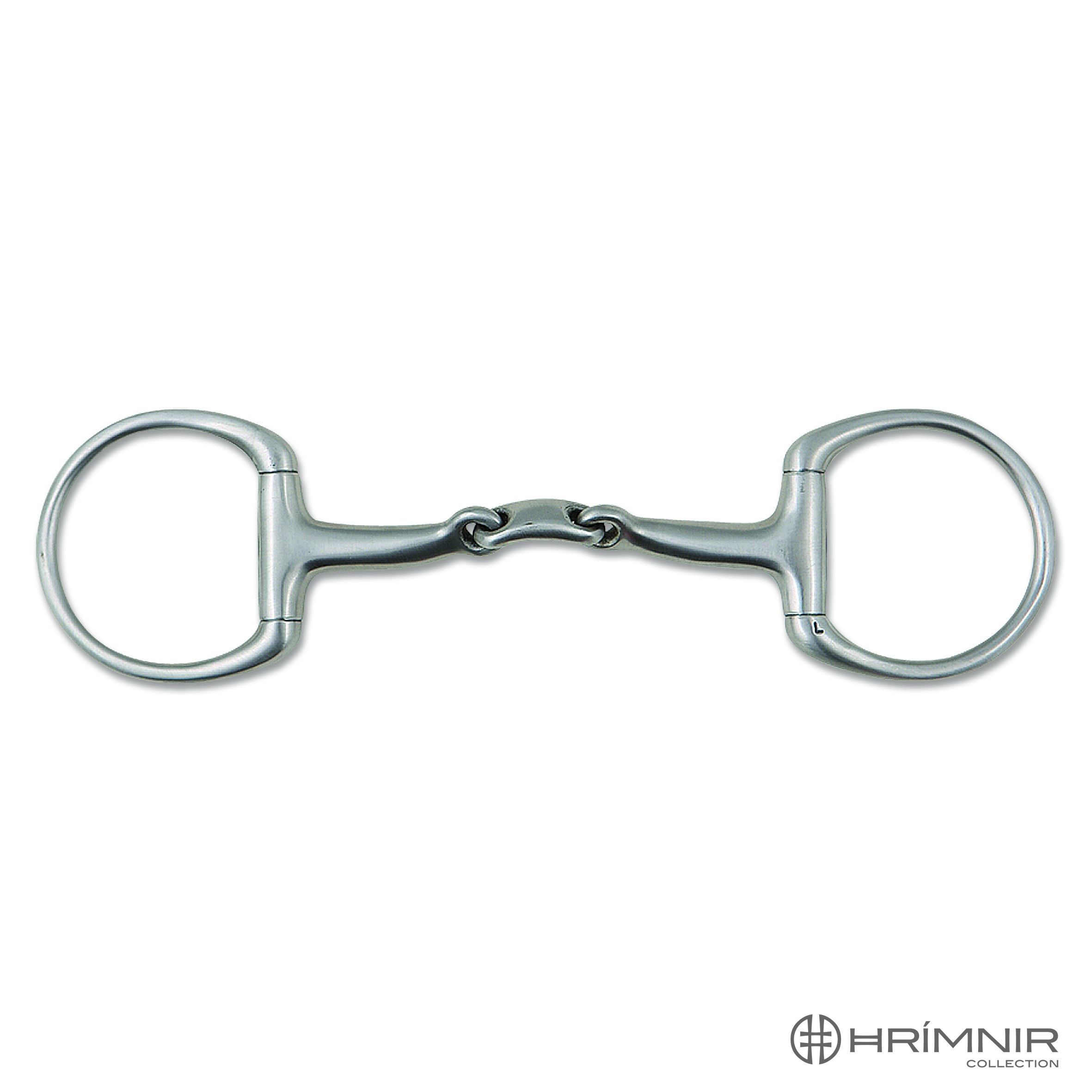 Small Ring Curved Mouth Eggbutt Snaffle Single Jointed Eggbutt 
