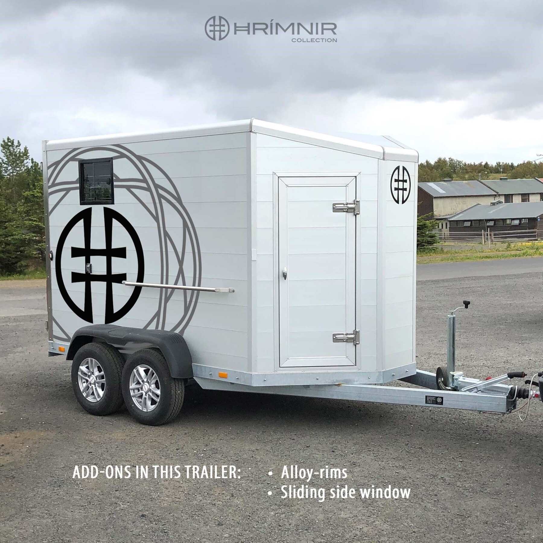 trailer 2 whole aluminium walls 